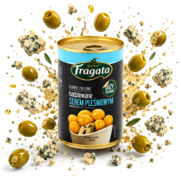 Oliwki zielone z serem pleśniowym FRAGATA 300g przyjęcie impreza przekąska