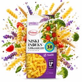 Makaron ŚWIDERKI Fusilli Niski Indeks Glikemiczny Polmak 250g dla Cukrzyków