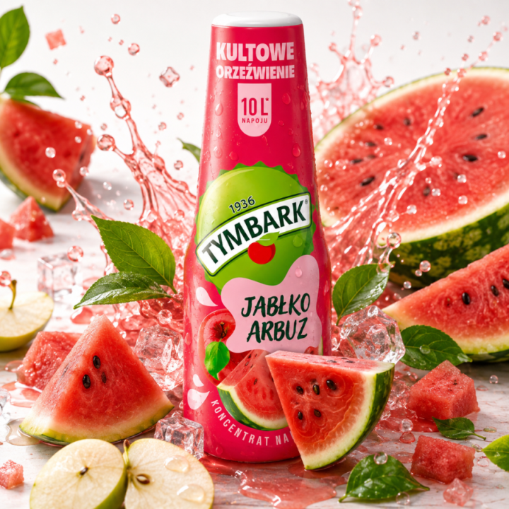 TYMBARK Koncentrat Jabłko Arbuz do Saturatora SodaStream