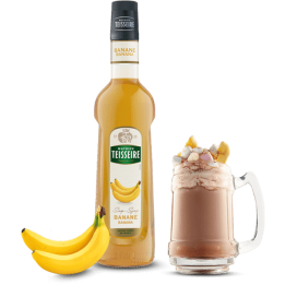 Syrop barmański Bananowy 700 ml do Kawy Drinków syrop koncentrat TEISSEIRE AMK