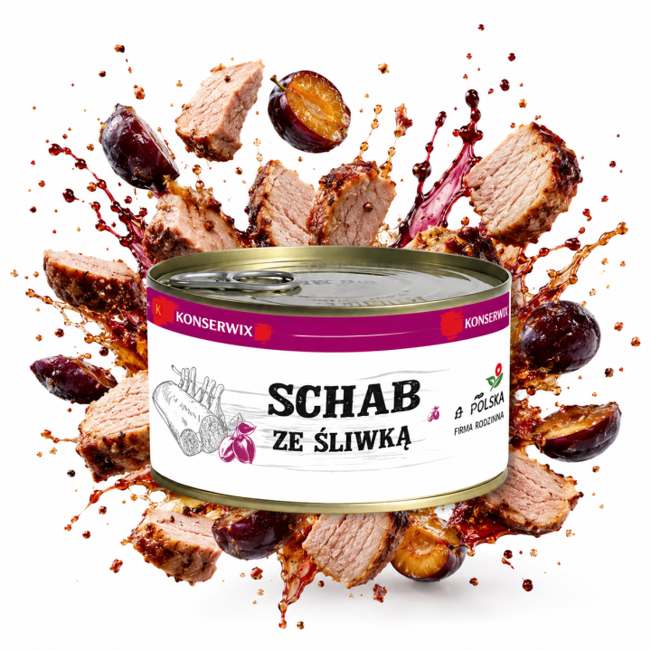 Schab Wieprzowy ze Śliwką U Schabińskiej 400 g Gotowe Danie Premium