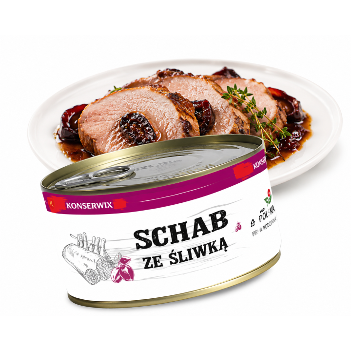 Schab Wieprzowy ze Śliwką U Schabińskiej 400 g Gotowe Danie Premium