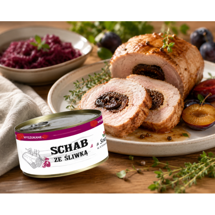 Schab Wieprzowy ze Śliwką U Schabińskiej 400 g Gotowe Danie Premium