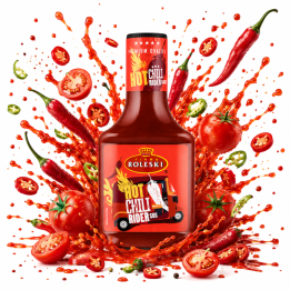 Roleski Hot Chili Rider Sos Ostry Pomidorowy z Chili 355g Do Pizzy Premium