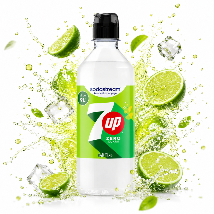 Syrop koncentrat do wody Soda Stream 7UP bez cukru 440 ml Premium