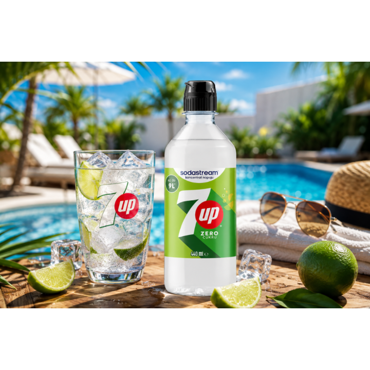 Syrop koncentrat do wody Soda Stream 7UP bez cukru 440 ml Premium