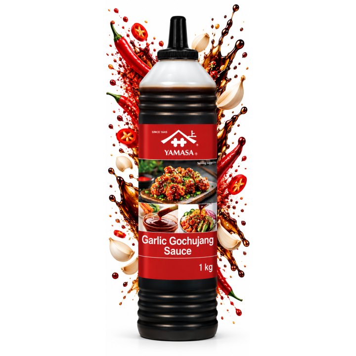 Garlic Gochujang Sauce Yamasa sos czosnkowy z gochujang, koreańską pastą