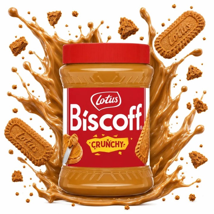 Lotus Biscoff Crunchy Krem z Karmelizowanych Ciastek 380 g do Smarowania