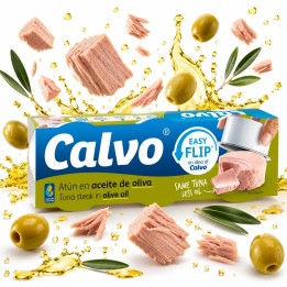 Tuńczyk w oliwie CALVO 3x65 g konserwa rybna hiszpańska gremium