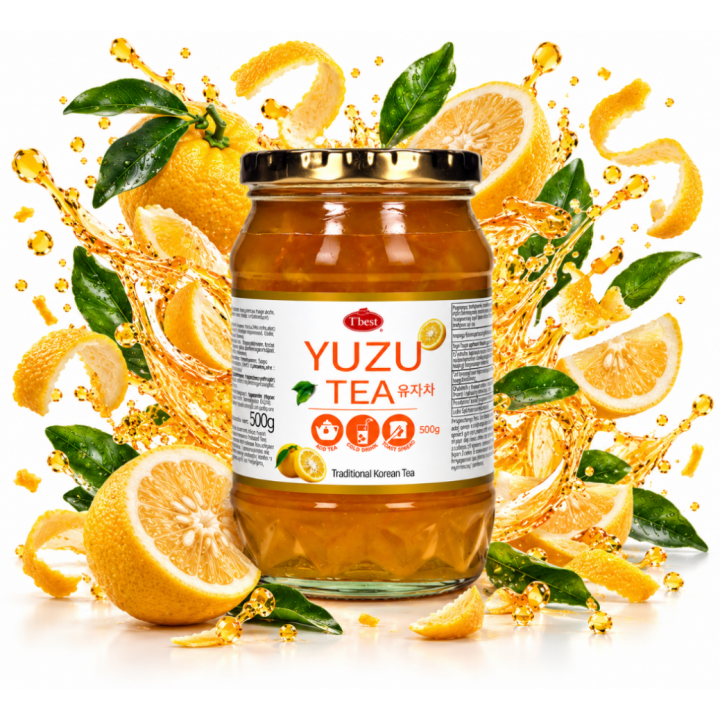 Yuzu Tea Drinks 500ml Koreańska Herbata Premium Aromatyczna