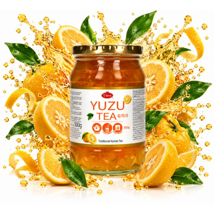 Yuzu Tea Drinks 500ml Koreańska Herbata Premium Aromatyczna