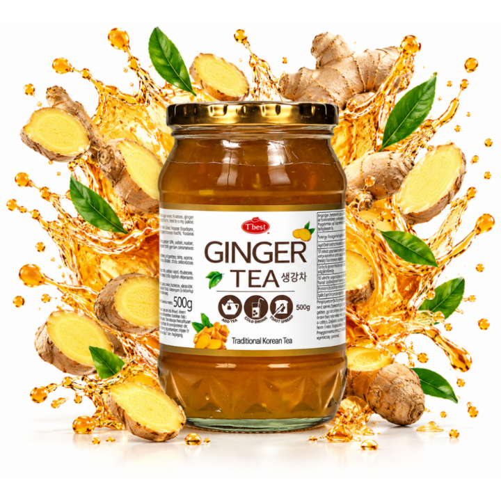 Ginger Tea Drinks 500ml Koreańska Herbata Imbirowa Premium Yuzu