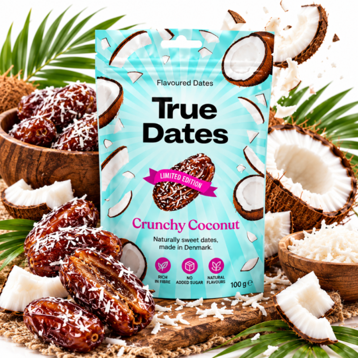 True Dates Naturalne Bez Cukru Edycja Limitowana Crunchy Coconut Kokosowe