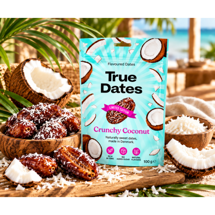 True Dates Naturalne Bez Cukru Edycja Limitowana Crunchy Coconut Kokosowe