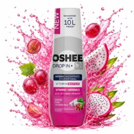 OSHEE Drop In Witaminy Minerały Winogrono Smoczy Owoc 500ml SodaStream