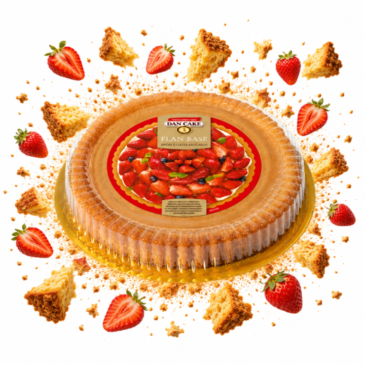 DAN CAKE Spód Biszkoptowy 200g Baza do tortów i deserów Premium