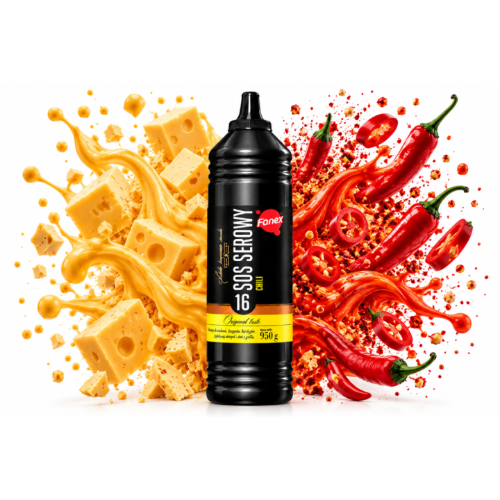 Fanex Sos serowy chili DIP do Hot Dogów Hamburgerów 950 g