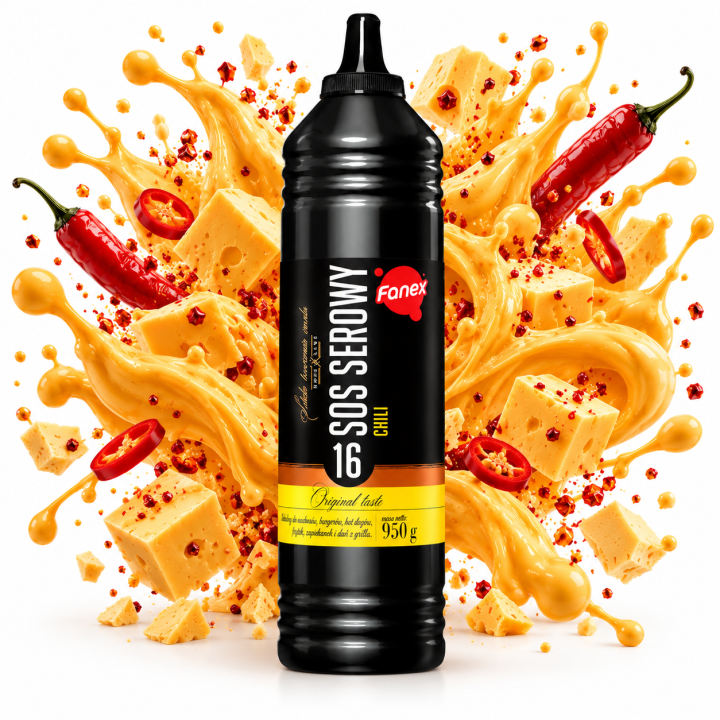 Fanex Sos serowy chili DIP do Hot Dogów Hamburgerów 950 g