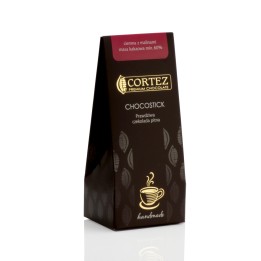 Czekolada Ciemna z malinami Chocostick 40g Cortez lizak do mleka prezentAMK