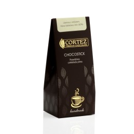Ciemna czekolada z imbirem Chocostick 40g Cortez lizak do mleka prezentAMK