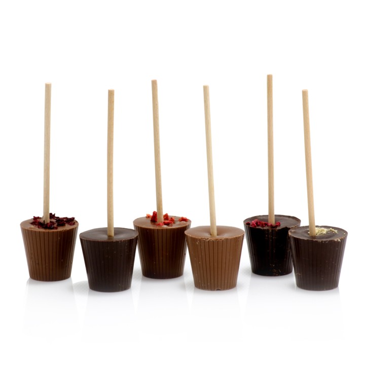 Czekolada mleczna z truskawkami Chocostick Cortez lizak do mleka prezent 40gAMK
