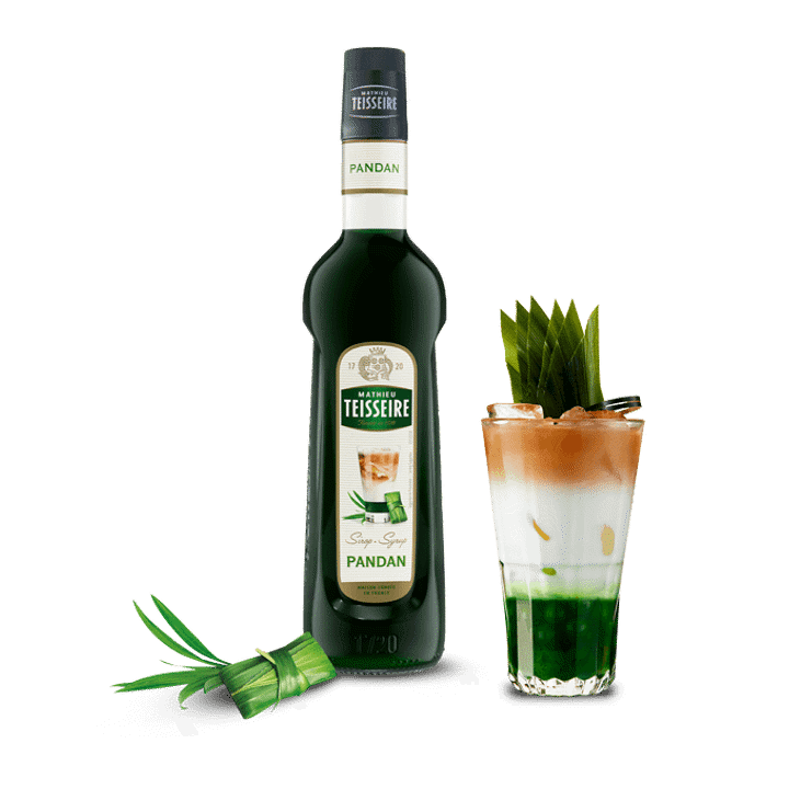 Syrop barmański PANDAN 700 ml do kawy drinków deserów koncentrat TEISSEIRE AMK