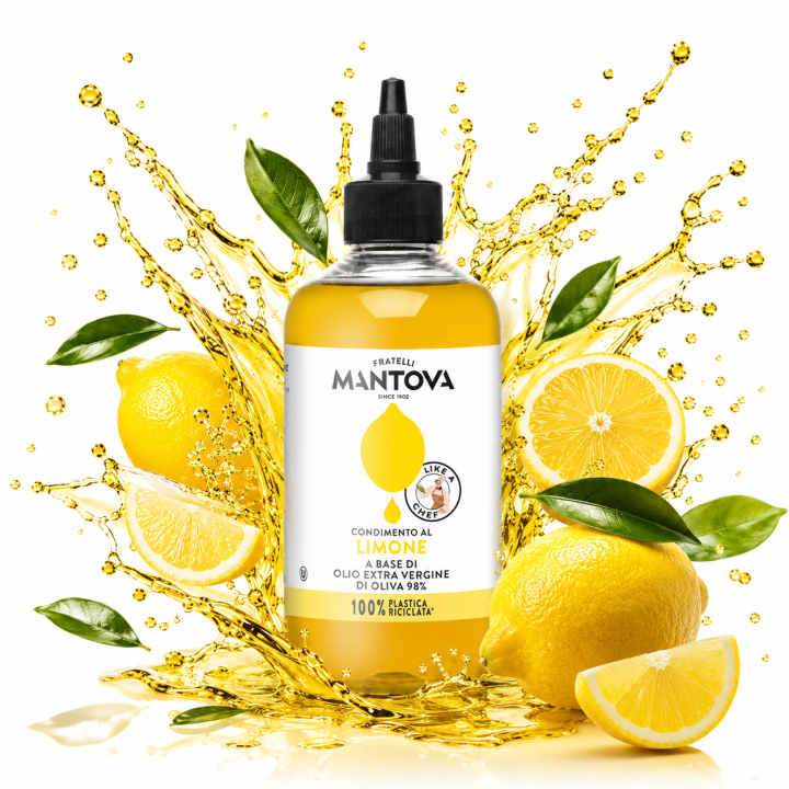 Mantova Extra Virgin Lemon 250 ml Oliwa z Dozownikiem Squeezer Cytryna