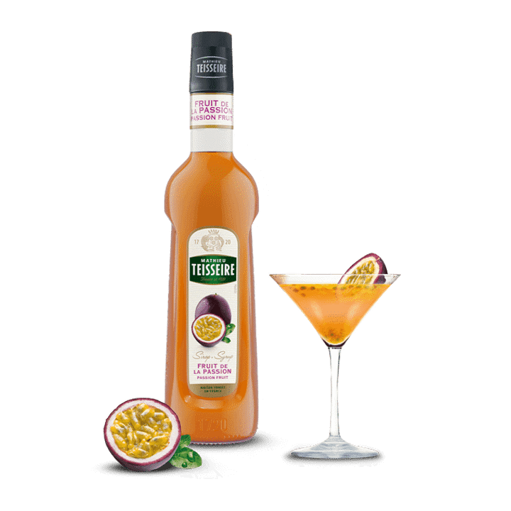 Syrop barmański Marakuja 700 ml do kawy drinków i deserów TEISSEIRE AMK