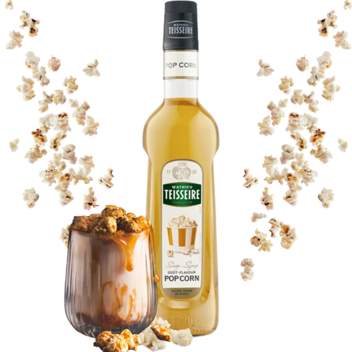 Syrop barmański popcorn 700ml do kawy drinków deserów koncentrat TEISSEIRE AMK