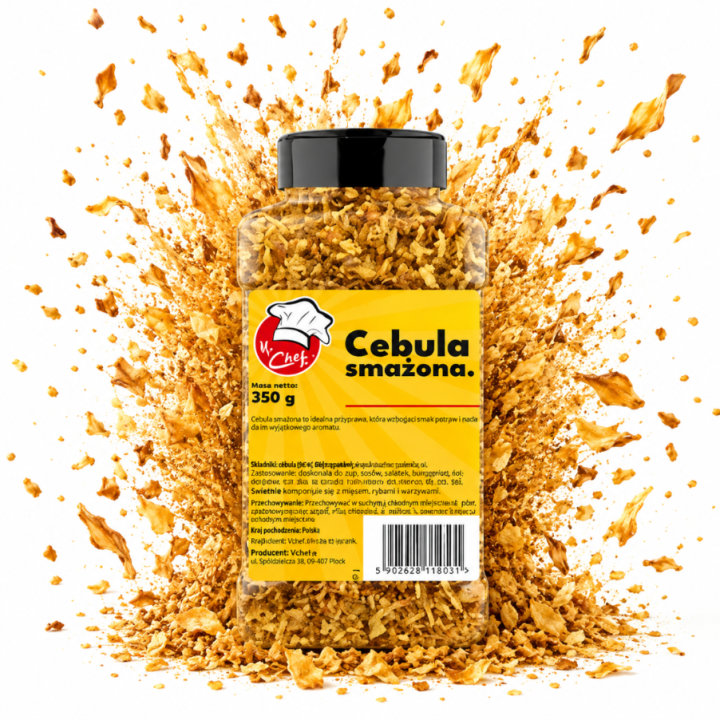 Cebulka Prażona Mr Cook 350 g Chrupiąca do Hot Dogów Burgerów Kanapek