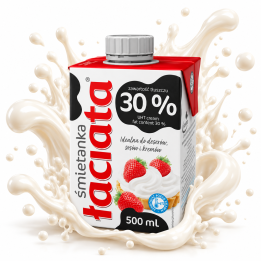 Śmietanka Łaciata 30% Tłuszczu Do Deserów Sosów Kremów 500ml