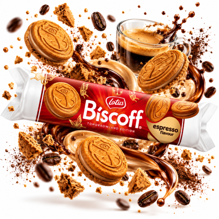 Lotus Biscoff espresso flavour Tomorrowland Edition 150g