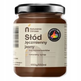 Syrop ze słodu jęczmiennego Naturalnie Zdrowe 550 ml Słód 650g/550ml AMK