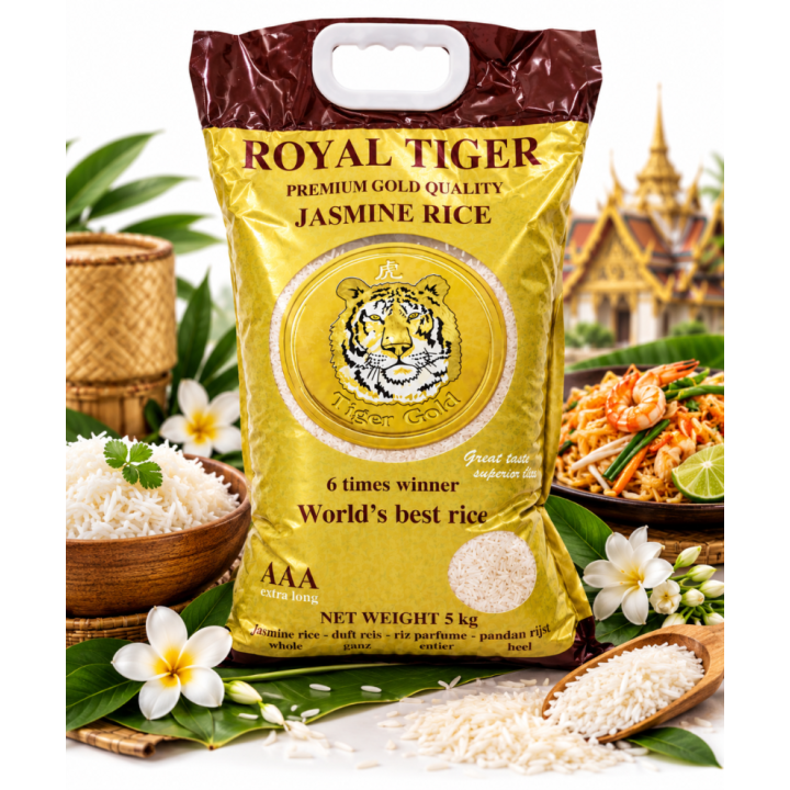 Ryż jaśminowy Royal Tiger Gold AAA extra long 5 kg extra