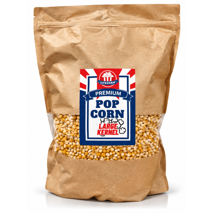 Popcorn Large Karnel 5kg duże ziarna ziarno z USA kinowy popcorn Luxcorn