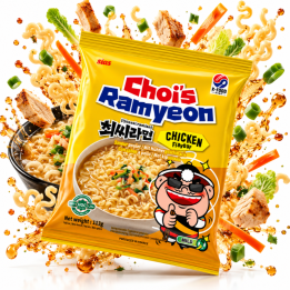 K-FOOD Zupka Ramen o Smaku Kurczaka 113 g  Koreańska Zupa Instant