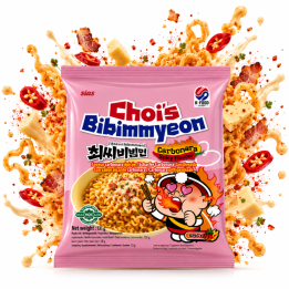 Bibimmyeon Choi Ramen Zuka Instant Pikantny Smak Carbonara 131g Spicy