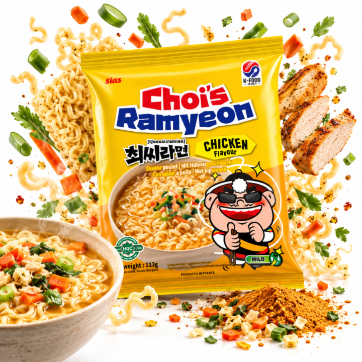 K-FOOD Zupka Ramen o Smaku Kurczaka 113 g  Koreańska Zupa Instant