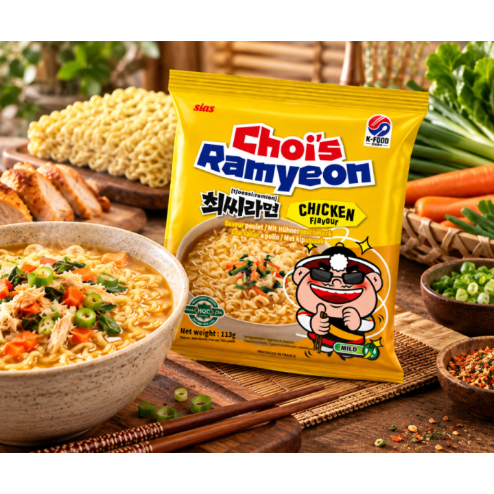 K-FOOD Zupka Ramen o Smaku Kurczaka 113 g  Koreańska Zupa Instant
