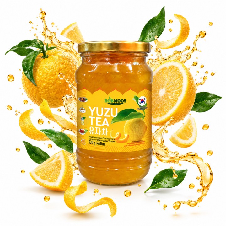 Yuzu Tea 500g BobMoos Konfitura Do Herbaty