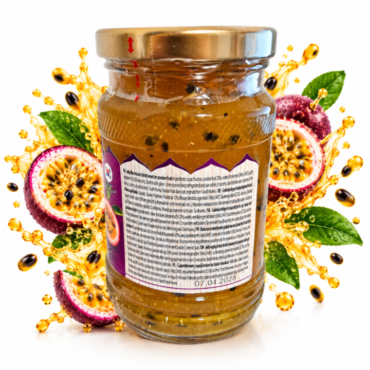 Konfitura Baza Do Herbaty O Smaku Marakui Passion Fruit Tea 500g BobMoos