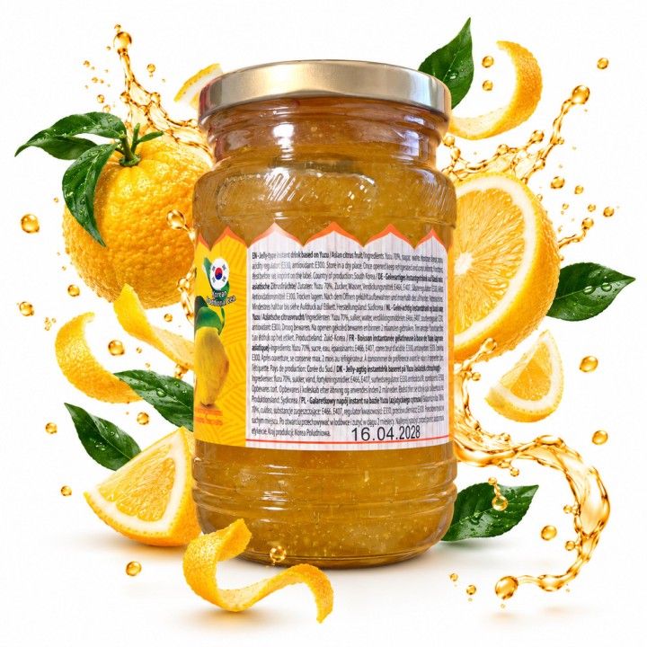 Yuzu Tea 500g BobMoos Konfitura Do Herbaty