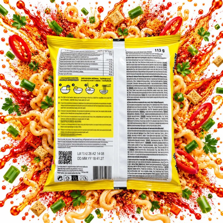 K-FOOD Zupka Ramen o Smaku Kurczaka 113 g  Koreańska Zupa Instant
