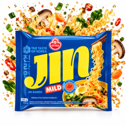 Ottogi Łagodna Zupka Zupa Jin Ramen Mild Makaron Instant Błyskawiczna 120g