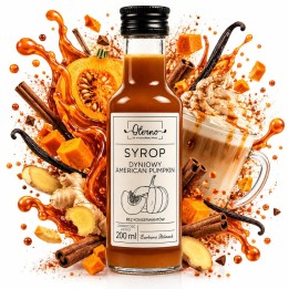 Syrop Dyniowy do Kawy Latte Korzenny American Pumpkin Eterno 200 ml coffe