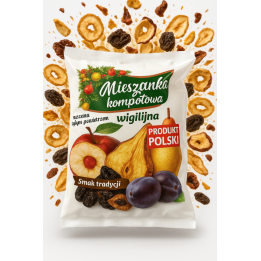 Wigilijna Mieszanka Kompotowa 200g tradycyjna suszona ciepłym powietrzemAMK