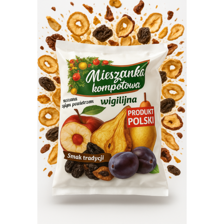 Wigilijna Mieszanka Kompotowa 200g tradycyjna suszona ciepłym powietrzemAMK