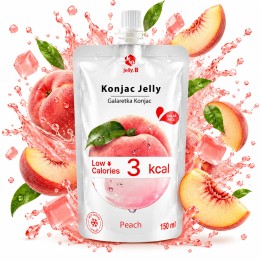 Konjac Jelly Brzoskwiniowa Przekąska Peach Brzoskwinia 150 ml 3kcal