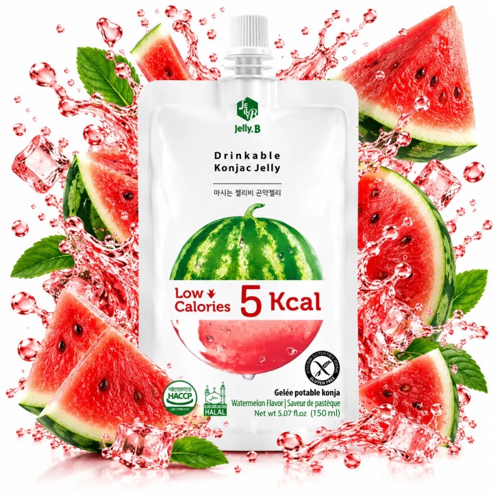 konjac do picia Jelly Galaretka Arbuz 150 ml 2 kcal keto wege Waterlemon
