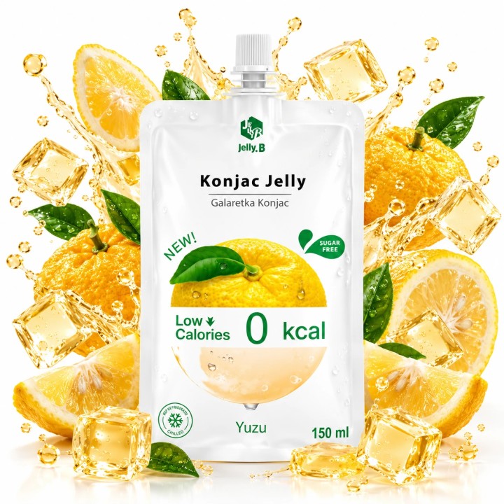 yuzu konjac galaretka Bez Cukru 150ml Napój 0 kcal Do Picia Przekąska